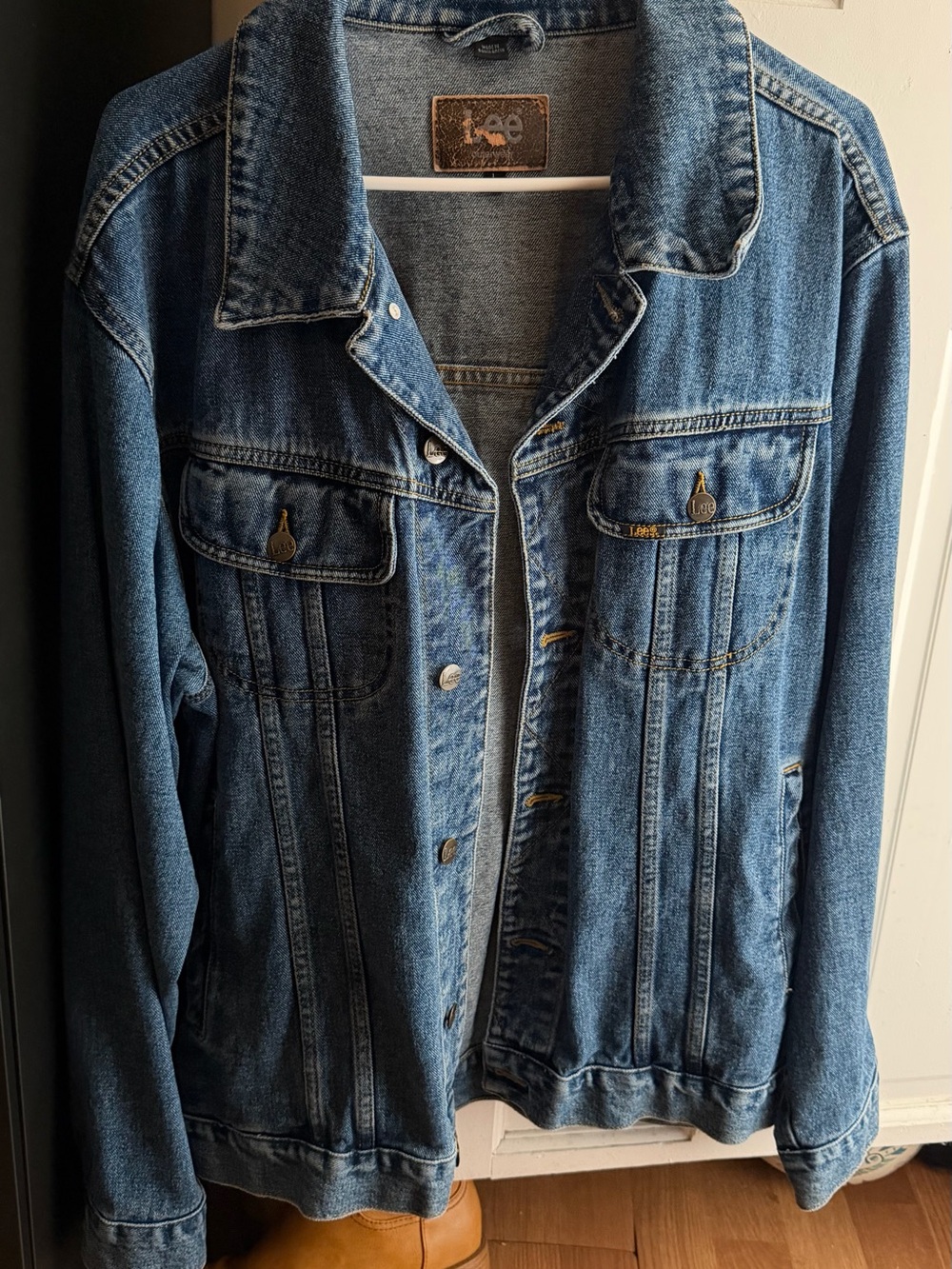 Lee Medium Blue Denim Trucker Jacket